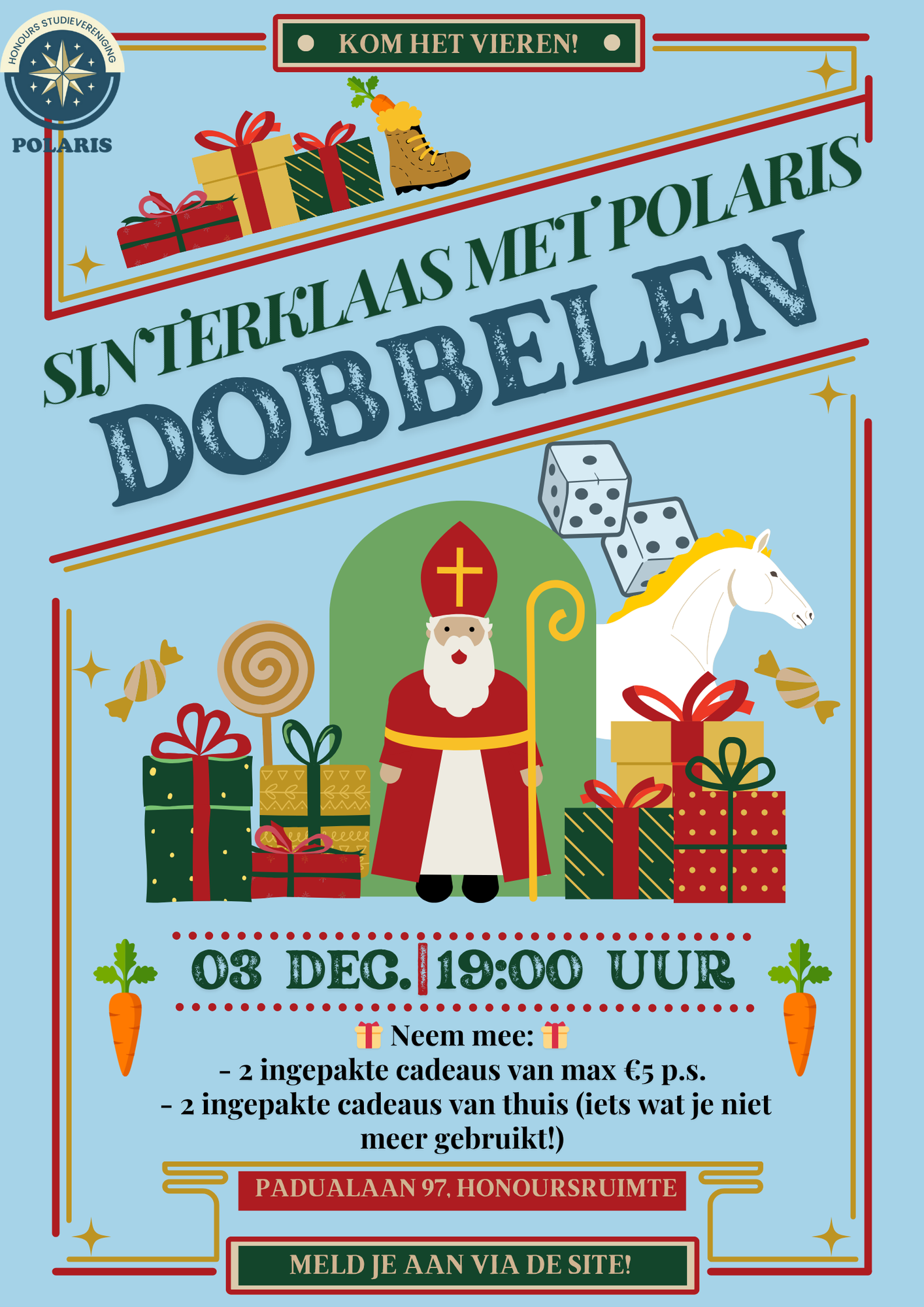 Sinterklaas dobbelen
